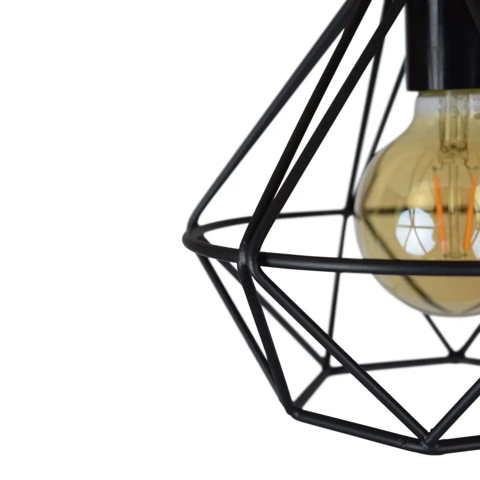 Urban Interiors plafondlamp Wire - 1 lichts - 22 x19 cm - zwart