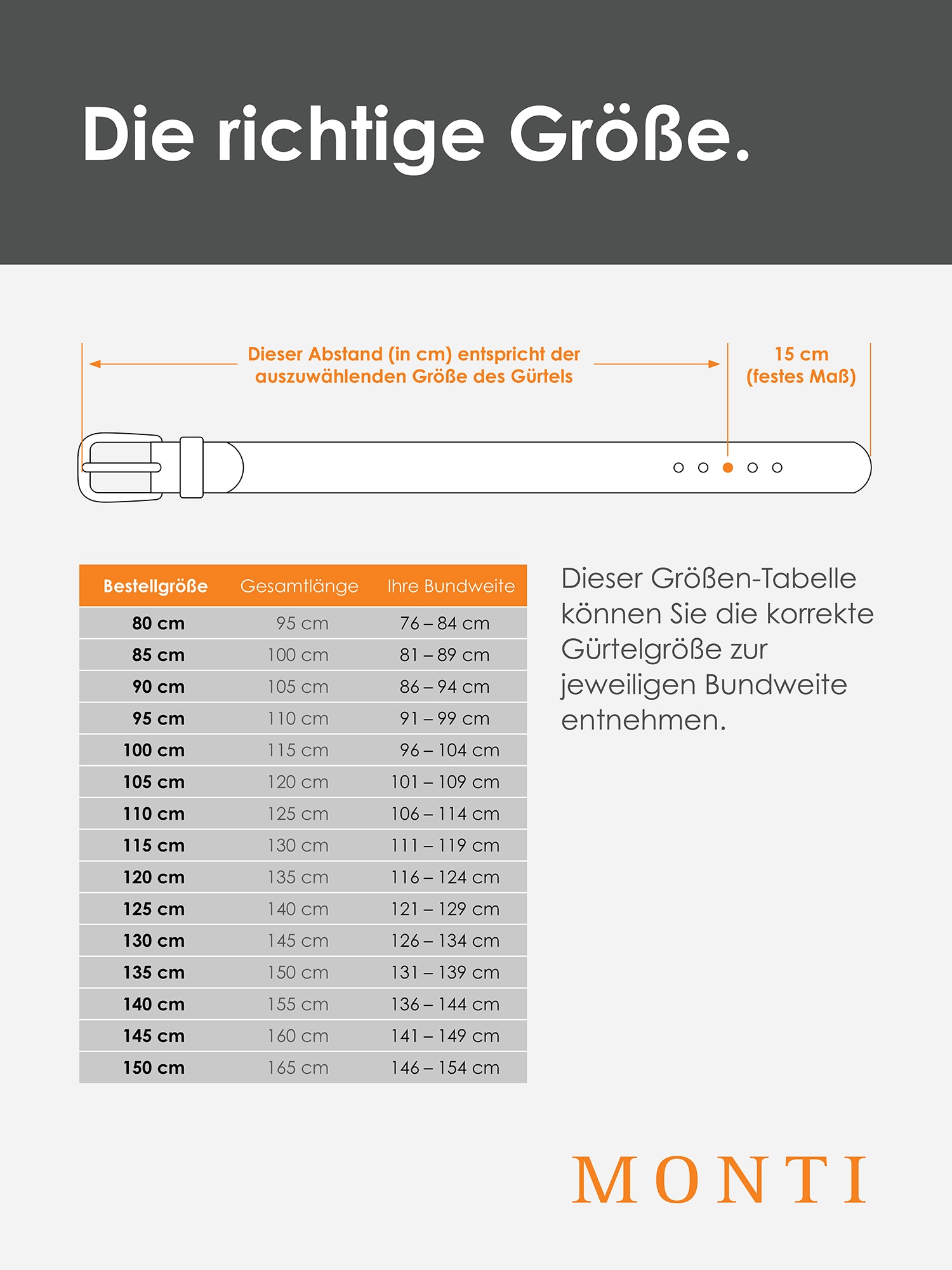 MONTI Ledergürtel 3,5 cm breit, Klassisch-Business, Automatikschliesse - Passt immer