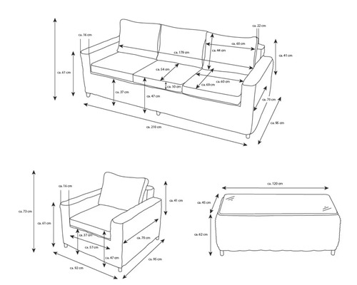 Premium Luxe 5-zits loungeset bestaande uit: 2 fauteuils, bank, tafel en zitkussens, polyrotan, aluminium, grijs