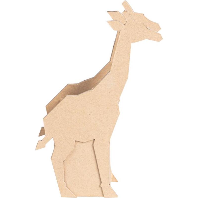 Pot à crayons Girafe 15x5x23,5cm - Kraft