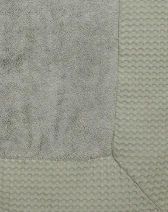 Krabbeldecke AMSTERDAM (75x95) in green/grey