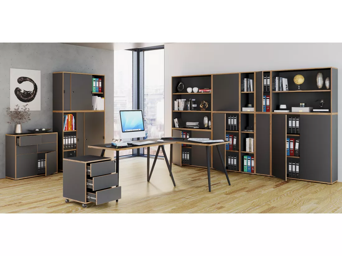 Pupitre debout en bois Roulettes Salia