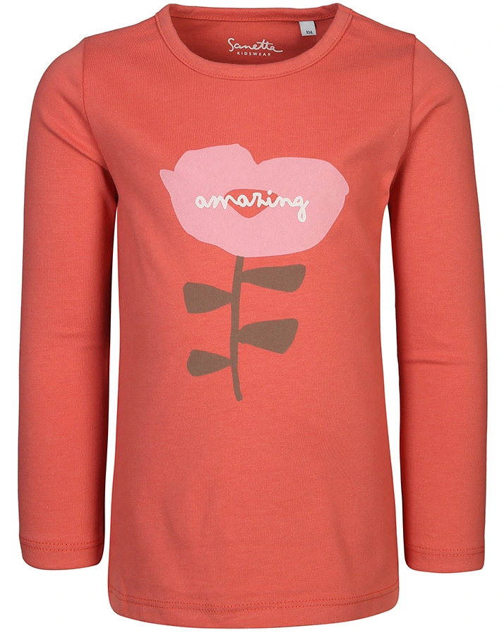 Langarmshirt AMAZING in orange