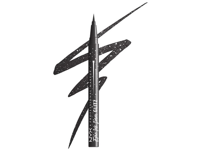 NYX Professional Makeup Epic Ink Liner Jeanz Glitz Graphite Wasserfester und flüssiger Eyeliner