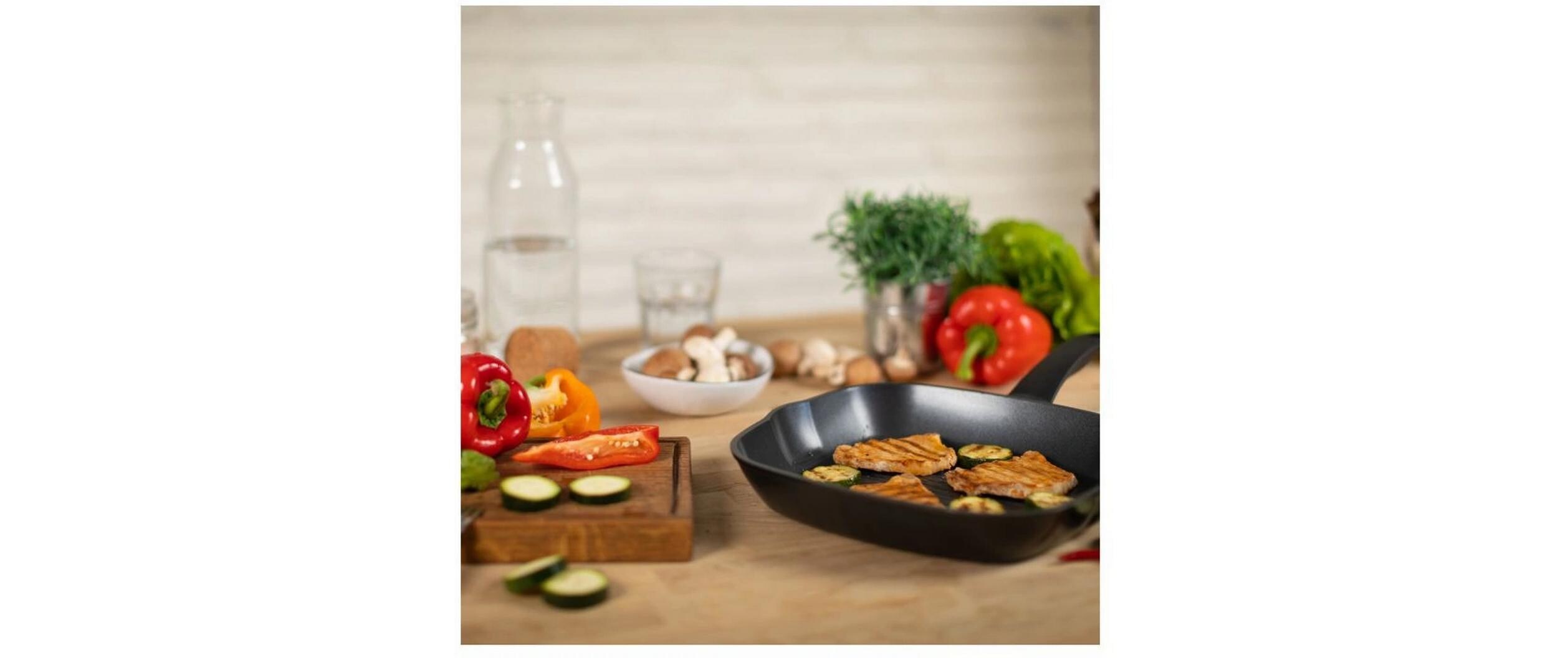 Grillpfanne Easy Induction 26 cmQuadratische Grillpfanne