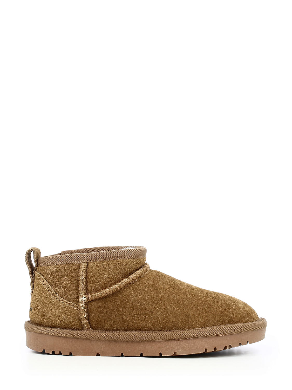 Rugged Gear Kids chestnut low suede water resistant