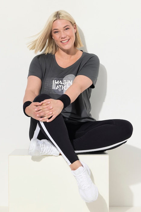 Funktionsshirt, Classic, V-Ausschnitt, Halbarm, recycelt