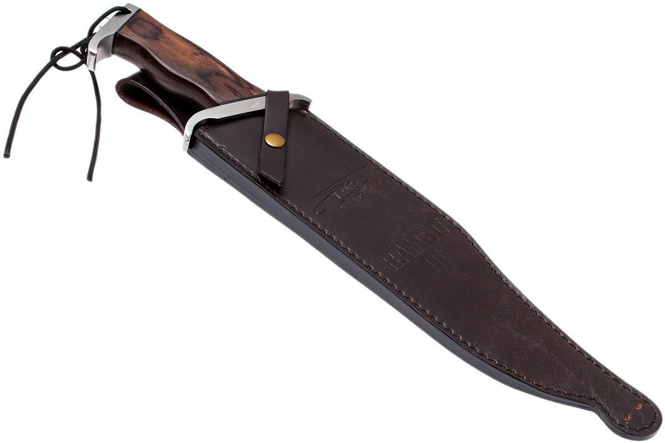 RAMBO knife Rambo 3 Signature Edition met houten handgreep, 9297