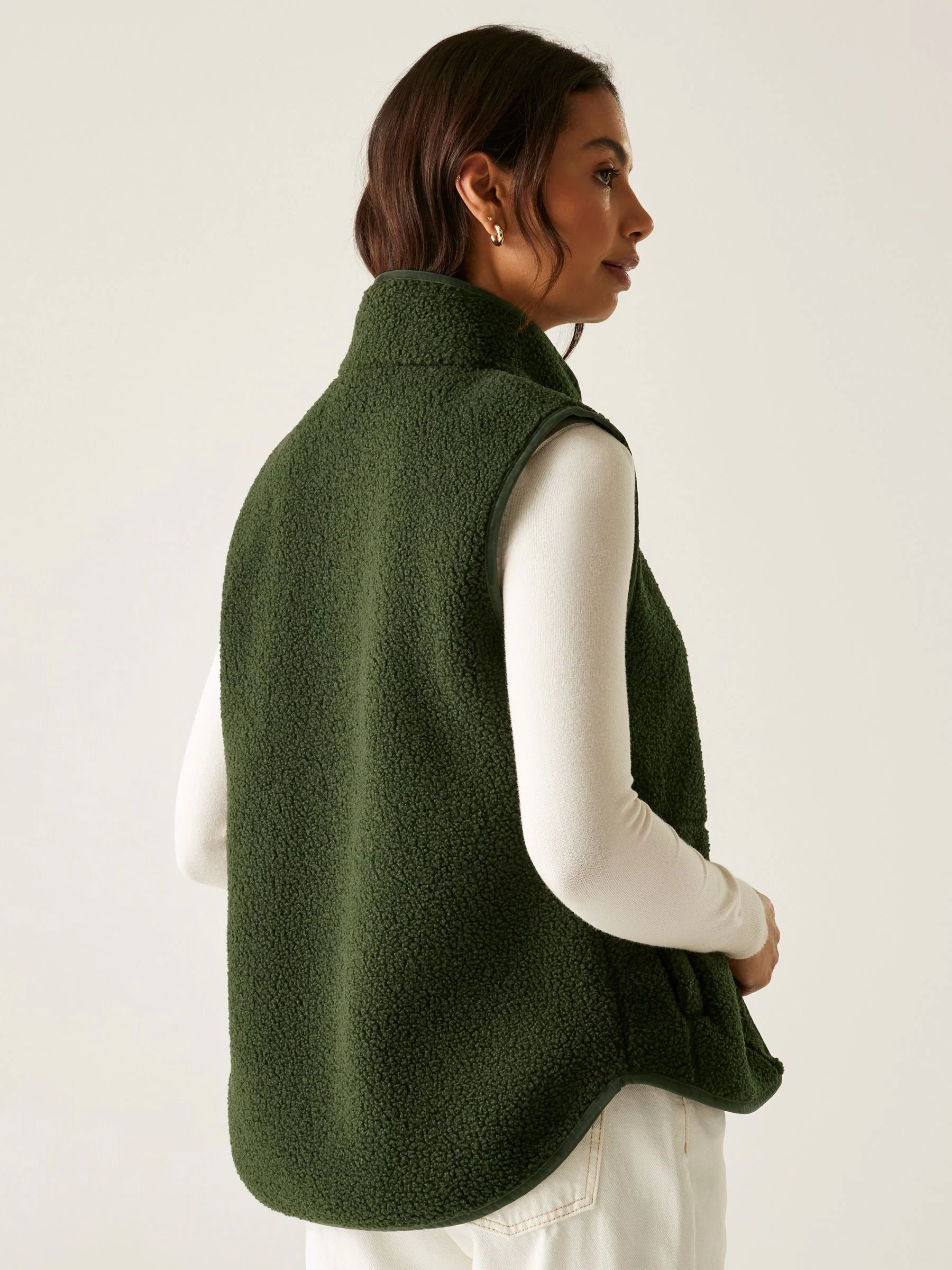 Groen - Regatta Frankie Borg Bodywarmer Fleece