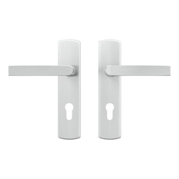 AXA deurkrukset Curve Blok aluminium blindschild sleutelgat PC72