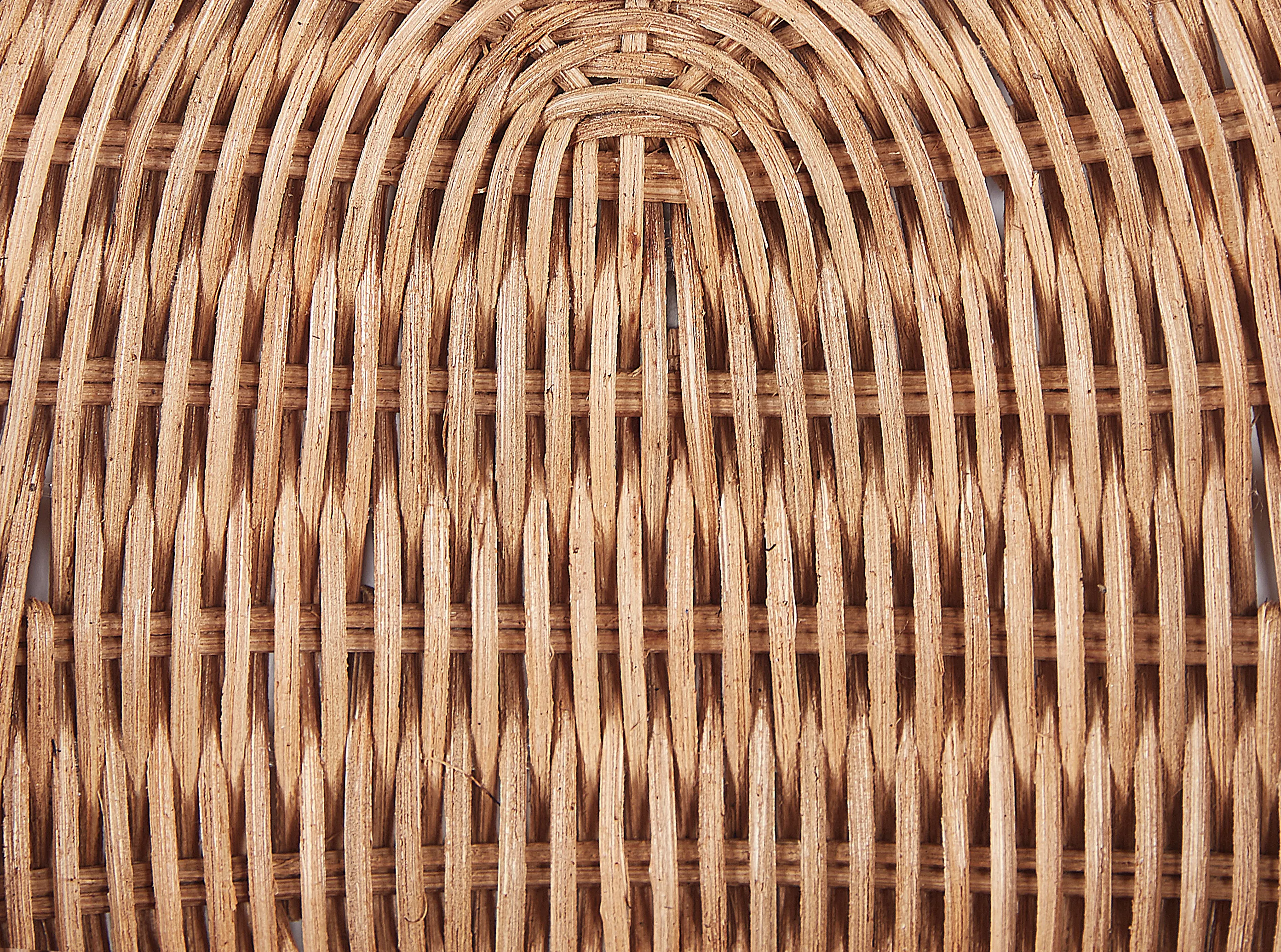 Wanddecoratie Appel MAKONDE Rotan 40 cm Natuurlijk