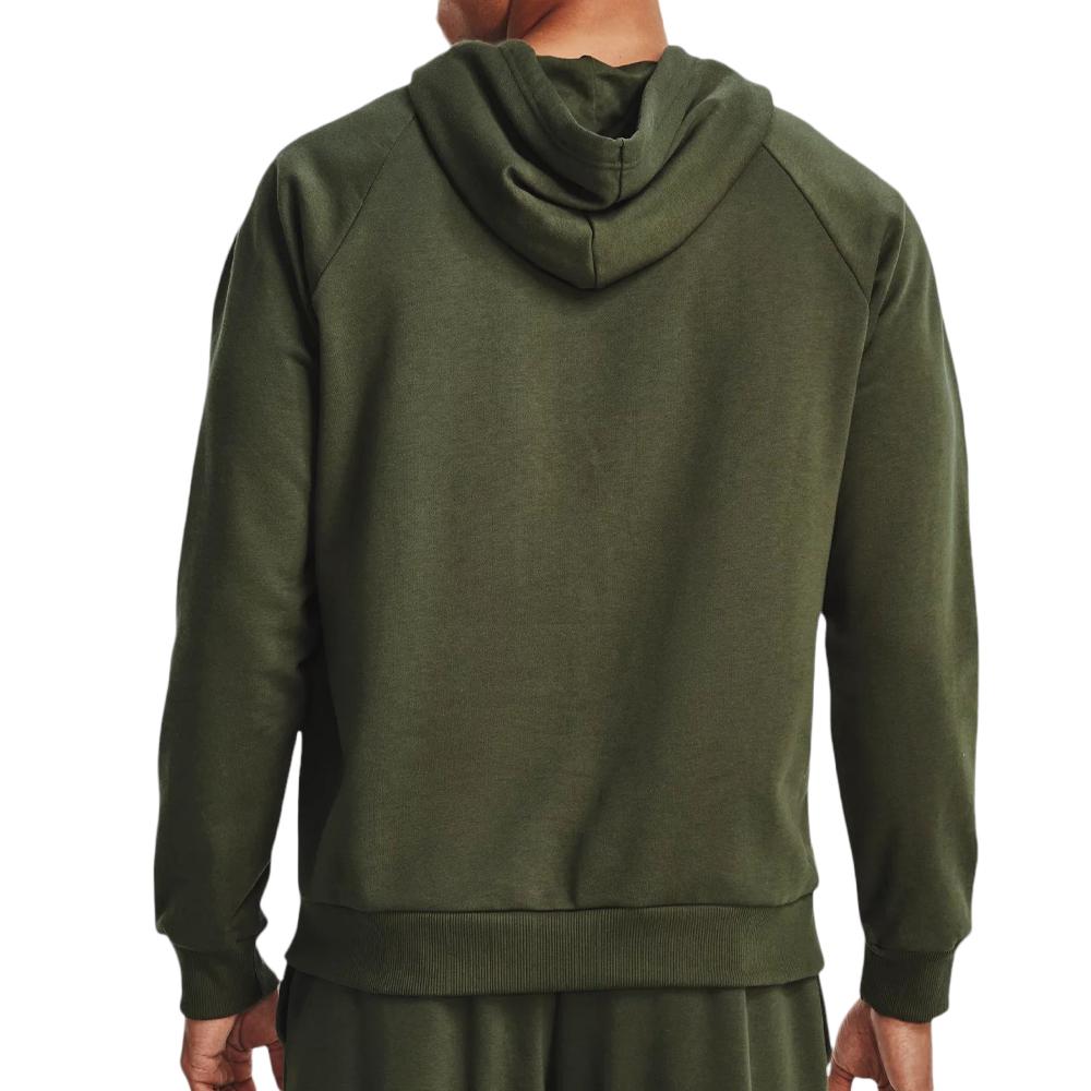 Under Armour Sweat à capuche Kaki Homme Under Armour Rival 1379757