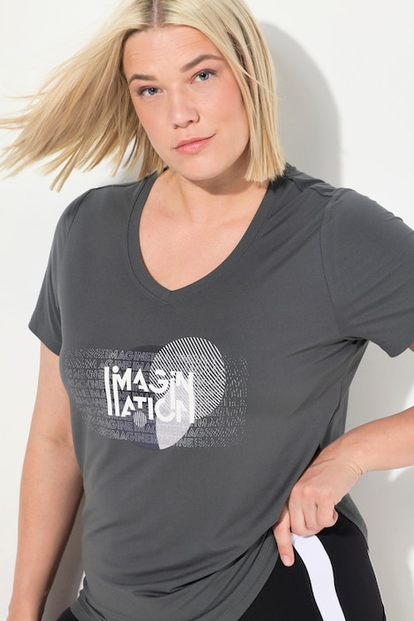 Funktionsshirt, Classic, V-Ausschnitt, Halbarm, recycelt