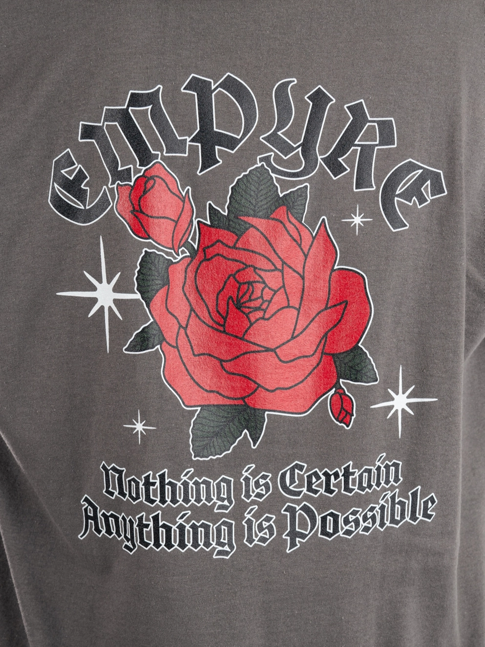 Empyre Collegiate Heavy Metal T-Shirt charcoal