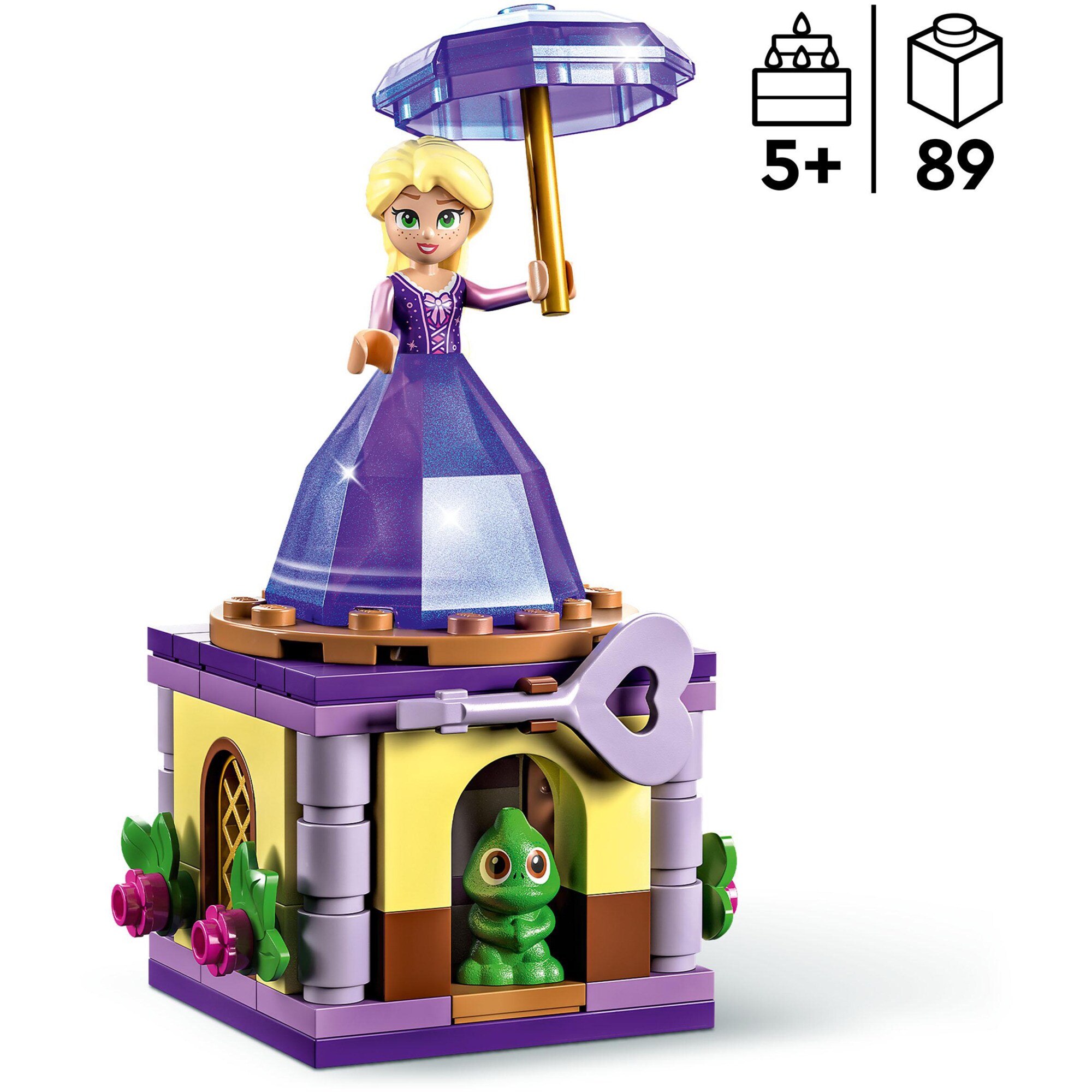 LEGO Konstruktionsspielzeug Disney Princess Rapunzel-Spieluhr