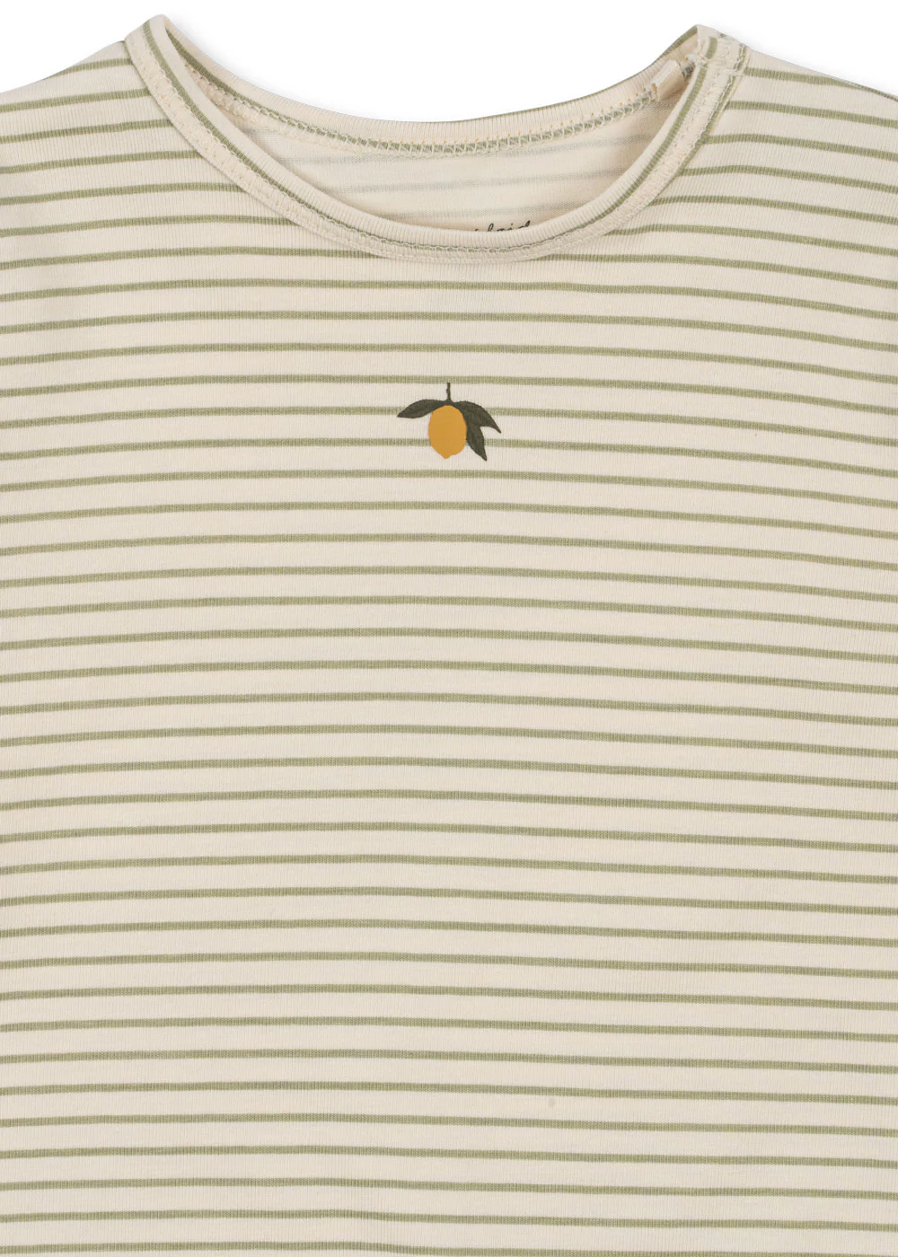 Basic heldragt - tea stripe - 12M