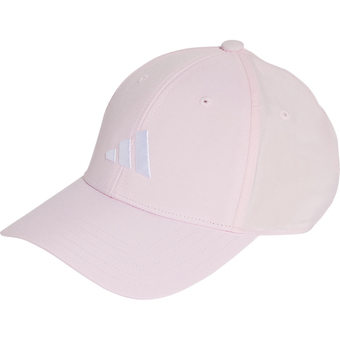 Adidas New Logo Embroidered Baseball Cap Clear Pink / White