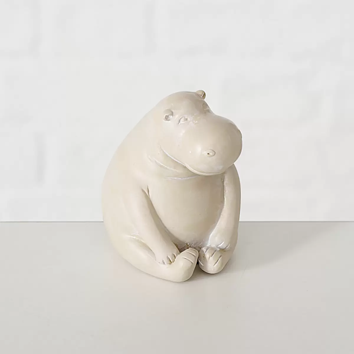 Nilpferd Hippo Beige