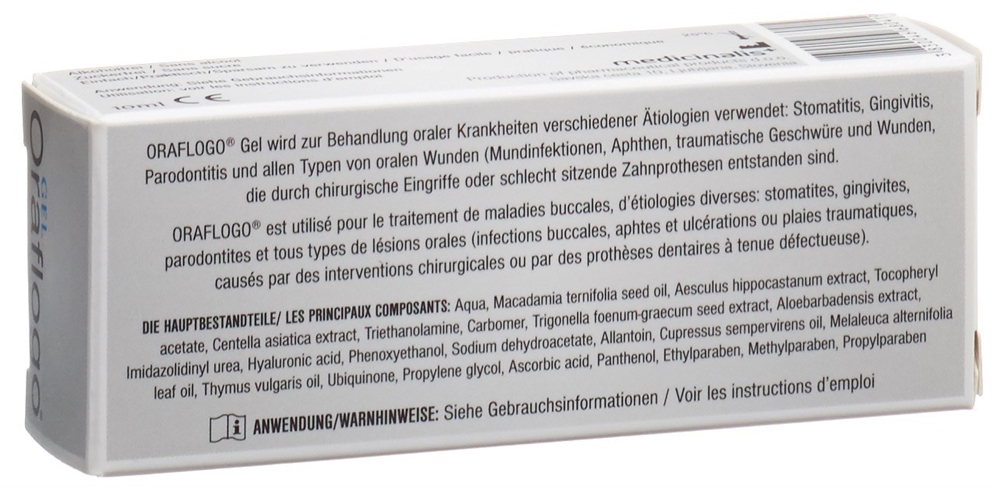 ORAFLOGO Gel Tb 10 ml<br>10 ml, Tube, Gel