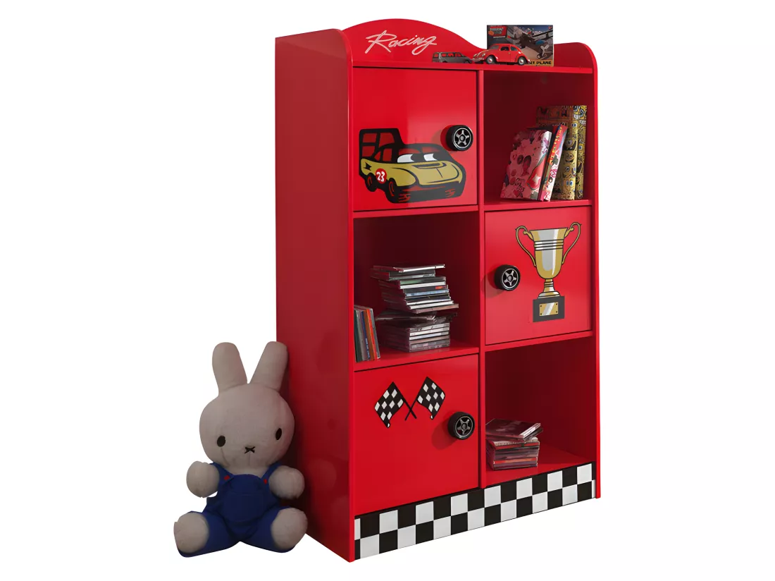 Pack - Lit Enfant Voiture & Armoire 