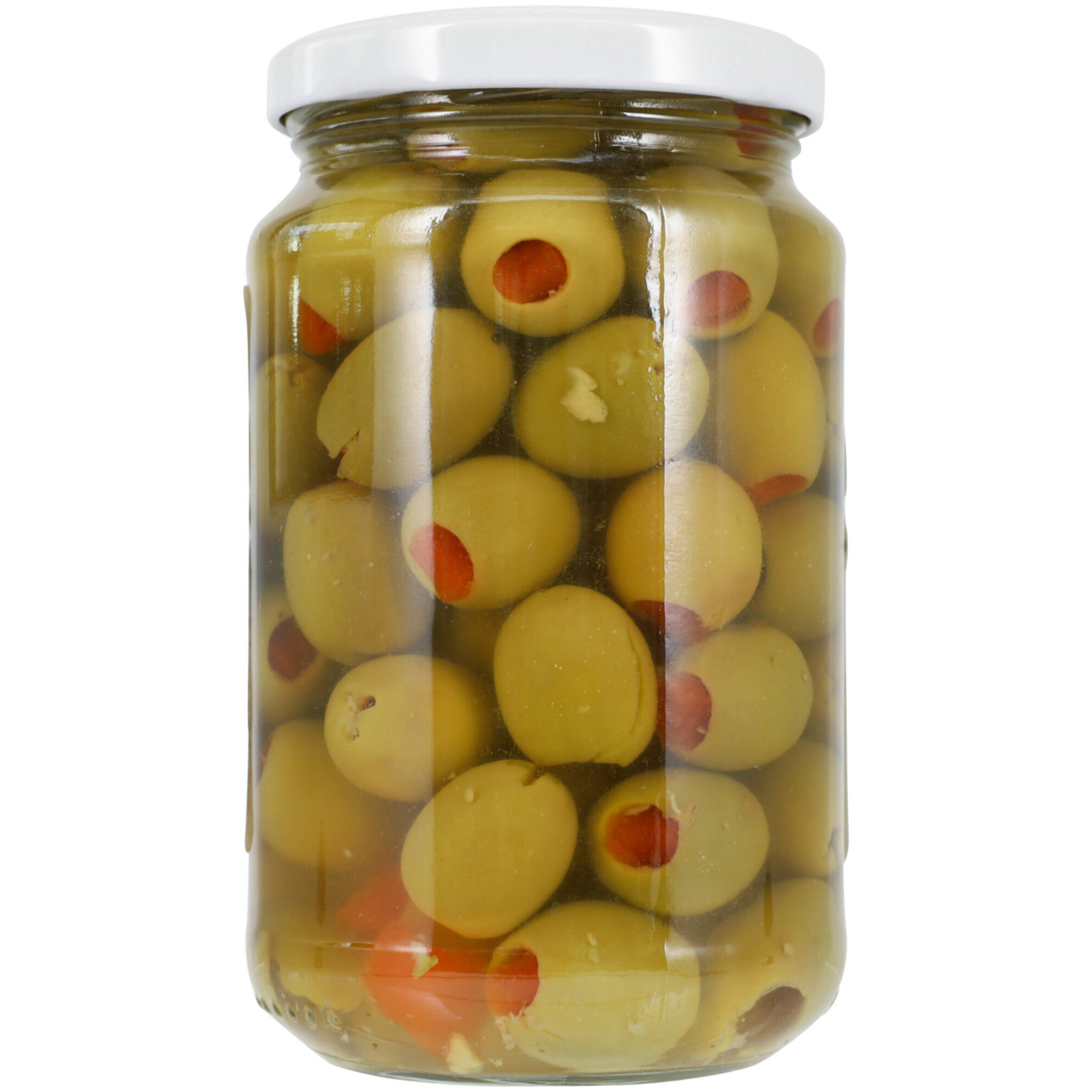 Prix Garantie grüne Oliven & Peperoni