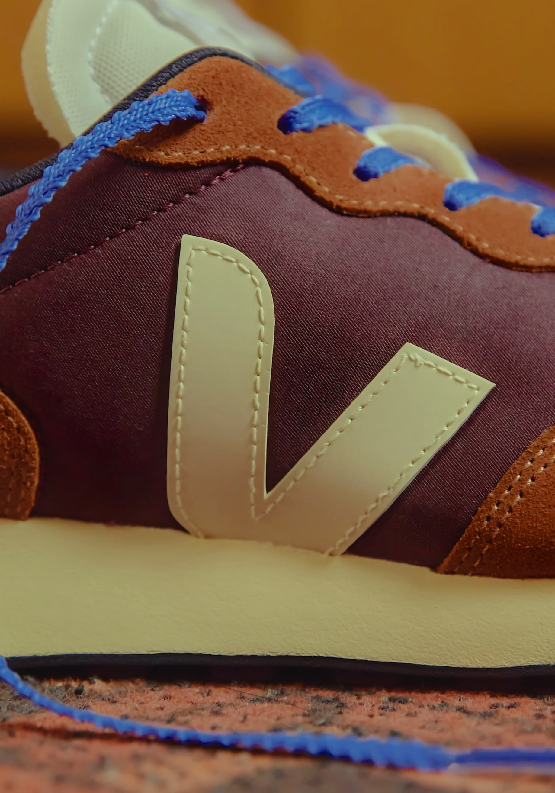 Veja Sneaker Rio Branco II Nolyn Amarante Calcaire