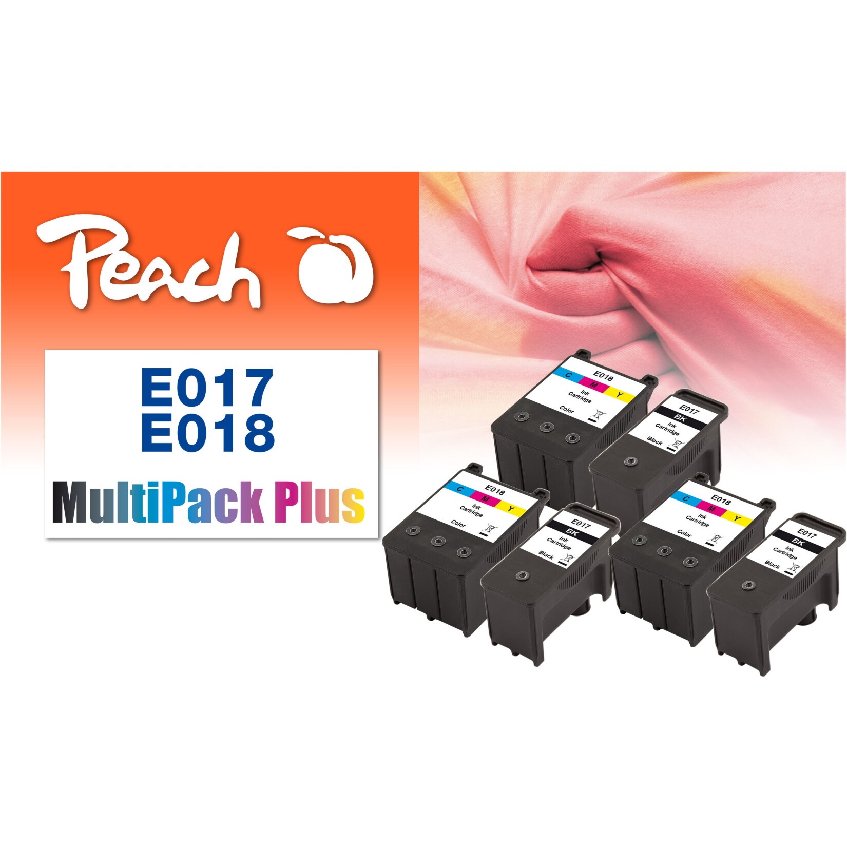 Peach E176 Druckerpatronen bk ersetzt Epson T017, T018 für z.B. Epson 1000 ICS, Epson Stylus Color 680, Epson Stylus Color 680 TR