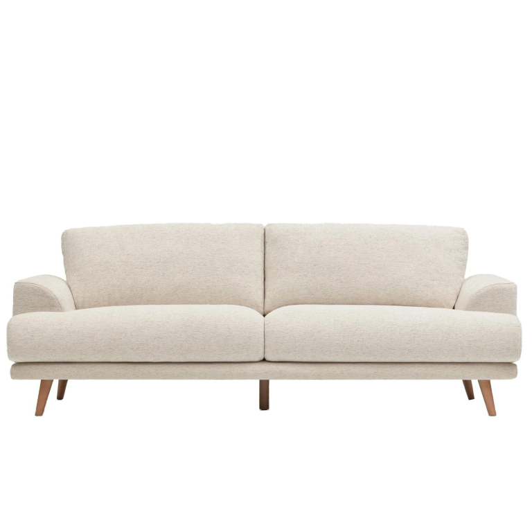 Kave Home Karin 3-zits bank wit