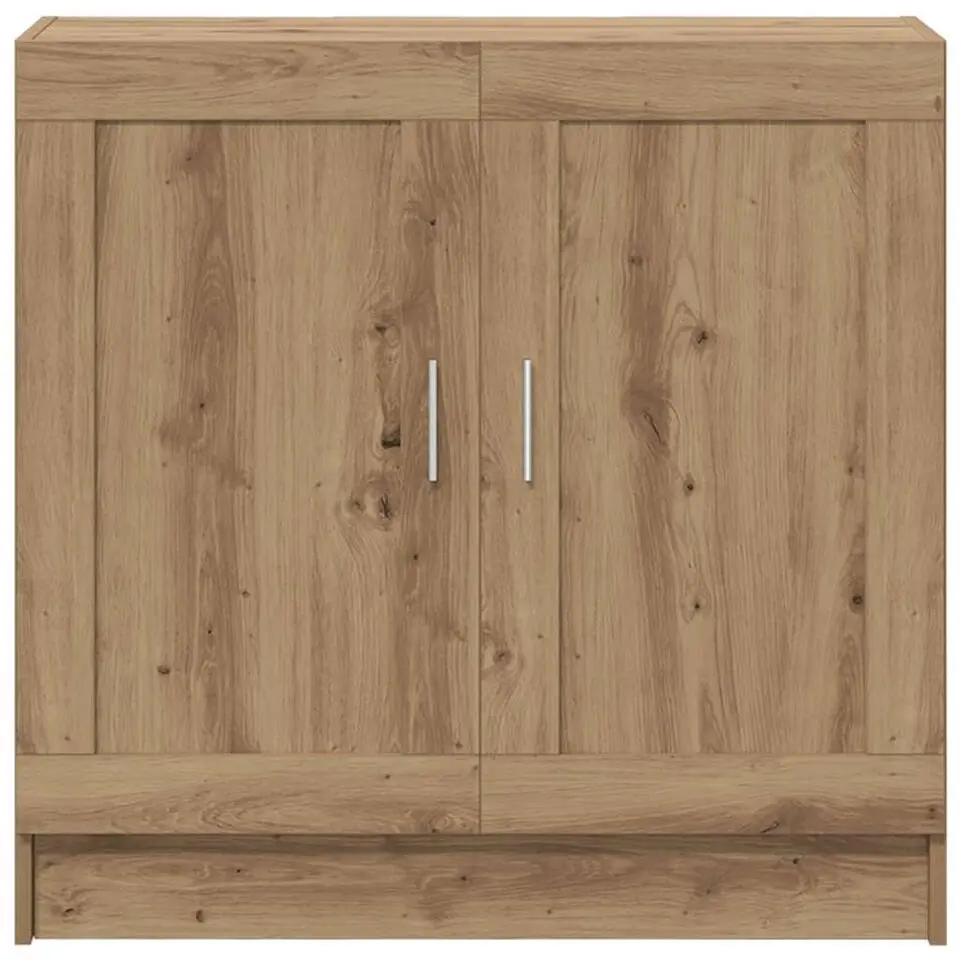 vidaXL - 2-laags Dressoir met 2 deuren - Artisanaal eiken - 82.5x30.5x80 cm