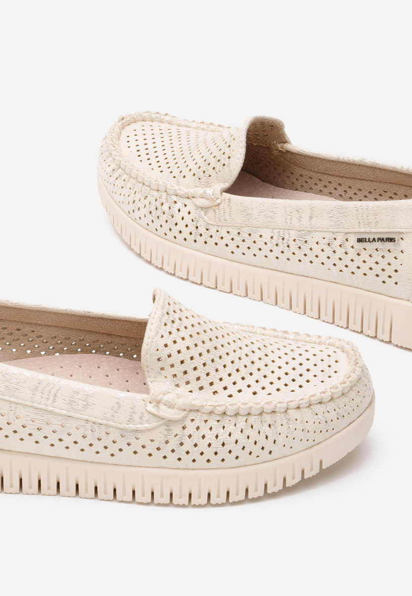 Mocassins d été femme argent Lynna V7