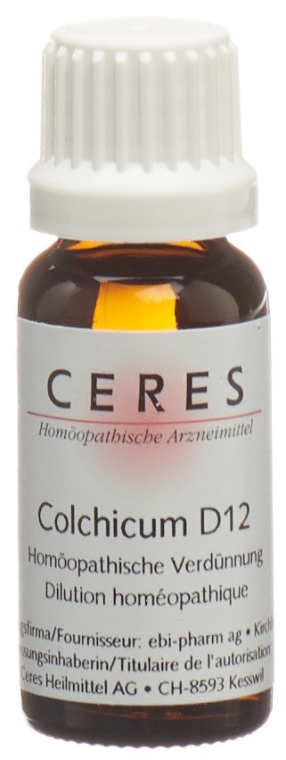 CERES Colchicum 12 D<br>20 ml, Flasche, Dilution, Dilution