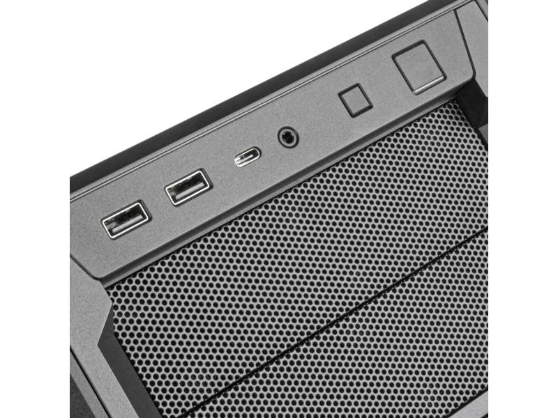 SilverStone PC-Gehäuse SETA D1 Kompaktes Mid-Tower-ATX-Gehäuse