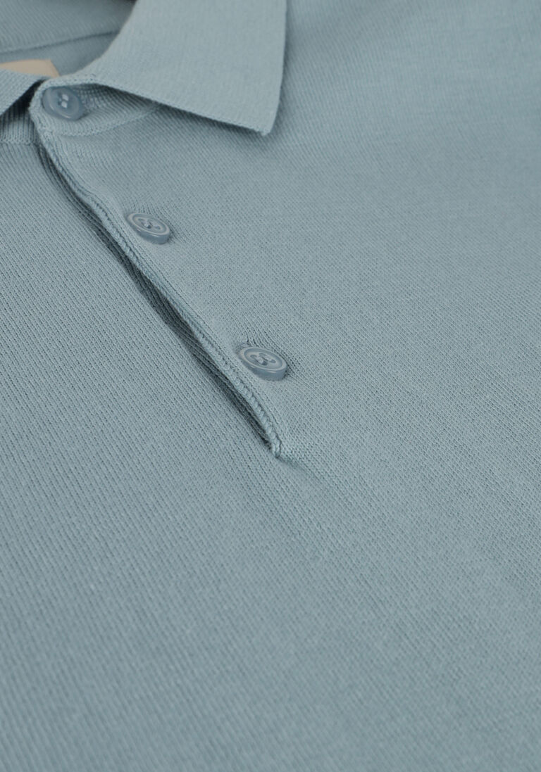 DSTREZZED blauwe dstrezzed polo polo s/s cotton knit