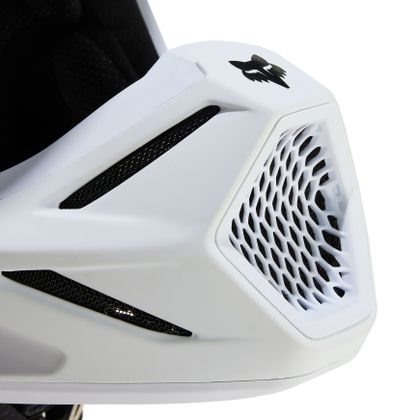 Casque cross Fox V3 - SOLID 2024 - Blanc