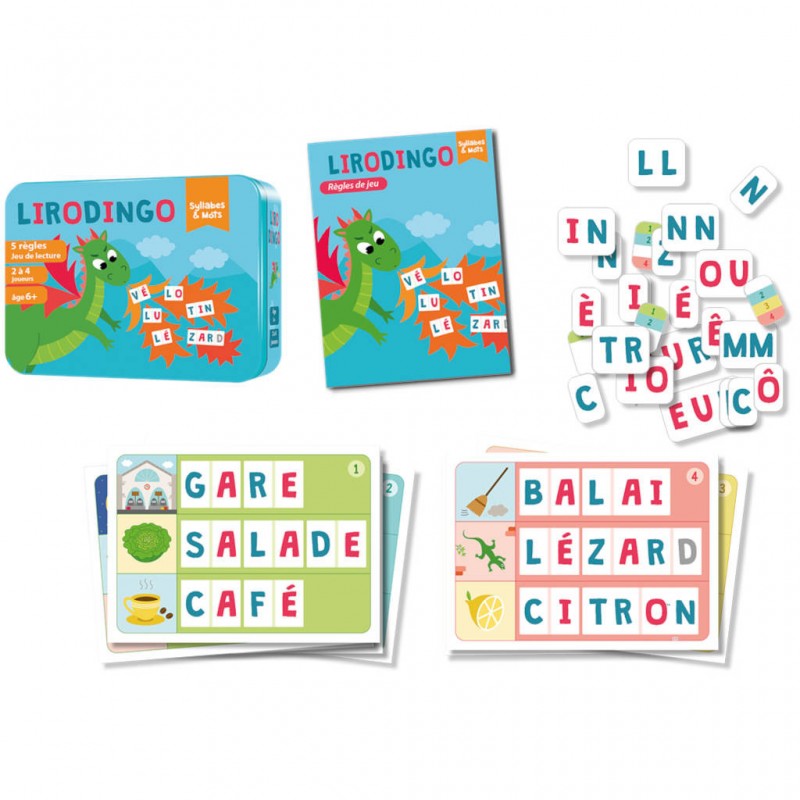 Lirodingo - Syllabes et mots