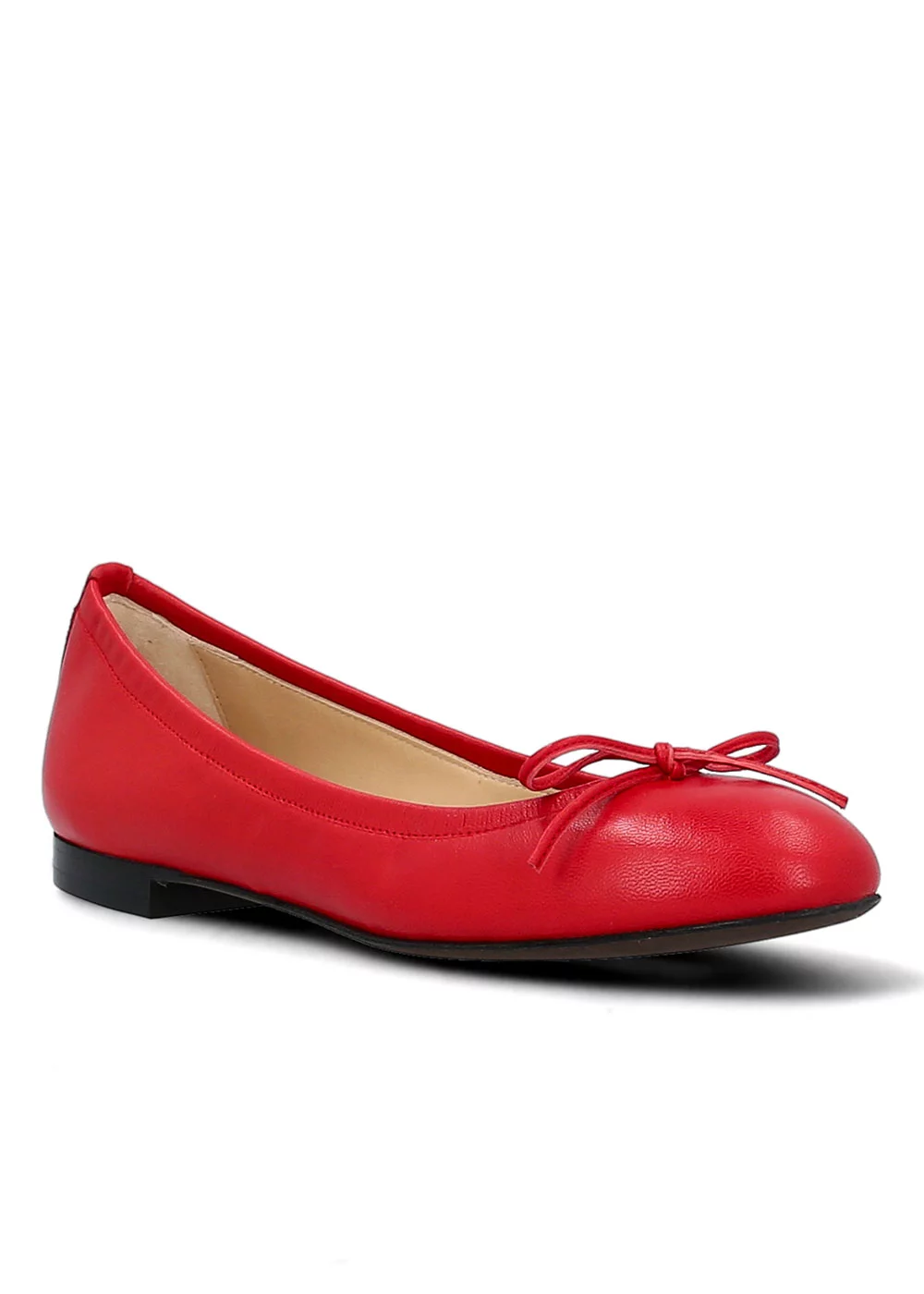 BALLERINE KOWEIT NAPPA ROUGE