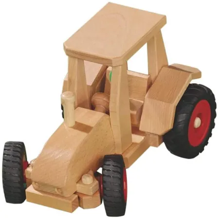 Fagus Traktor + 2 Figuren, 26 cm