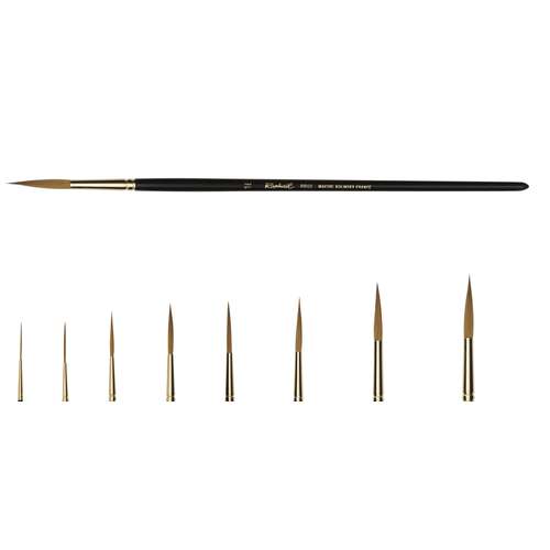 Raphaël® Serie 8802 Kolinsky Gold Rundpinsel lange Spitze