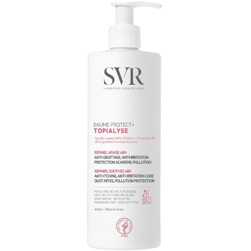 Baume réparateur Protect  - Topialyse - Peaux sensibles à très sèches - Corps - 400 ml