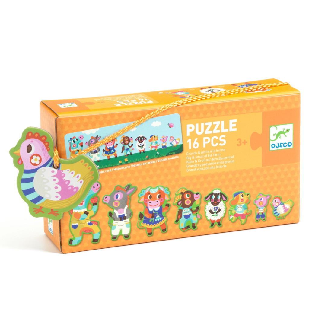 Puzzle Duo - Grands & Petits à la ferme