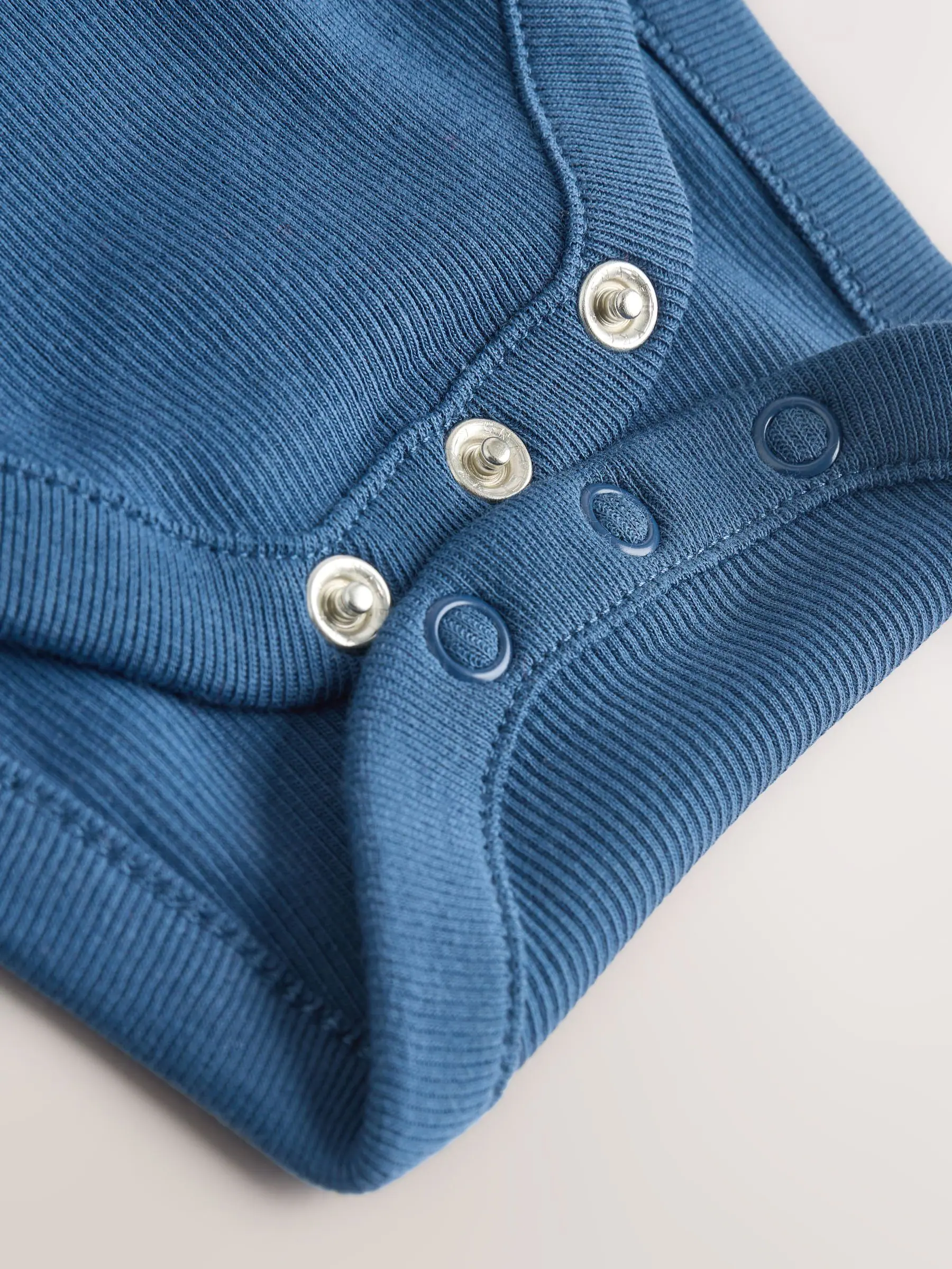 Blauw geruit - Babyset van corduroy tuinbroek en rompertje (0mnd-2jr)