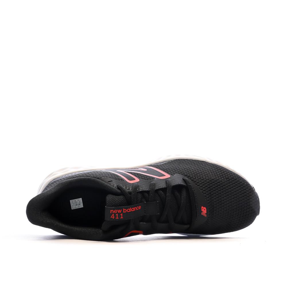 New Balance Chaussures de Running Noir/Rouge Homme New Balance 411