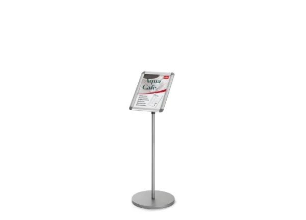 Nobo Premium Plus A3 skifteramme med klikramme på stativ og med fod Sølv