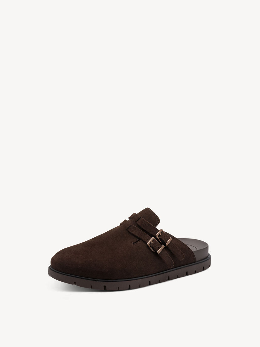 Leren Slipper - bruin