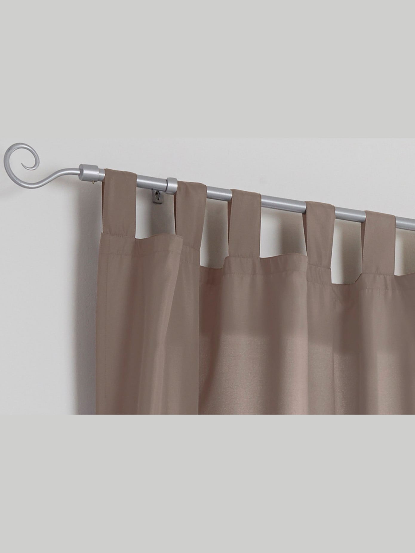 Rideau matière opaque