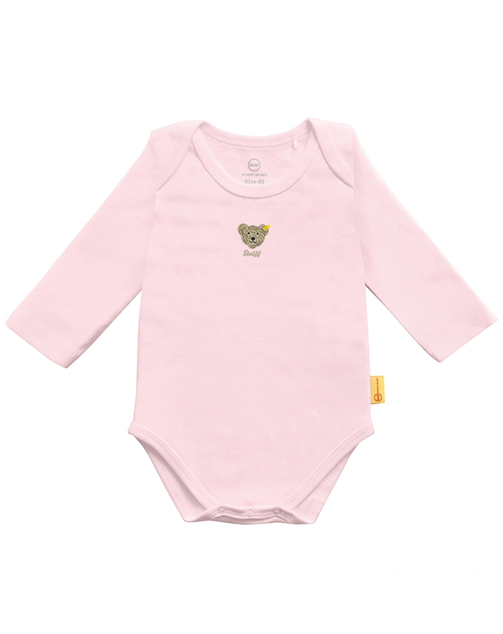Langarm-Body BASIC in rosa