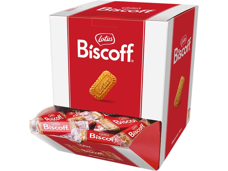 Lotus Guetzli Biscoff Classic 150 Stück Feinknuspriges Biskuitgebäck mit Karamellgeschmack