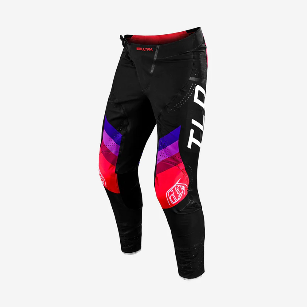 Troy Lee Designs - Pantalon SE Ultra Reverb Noir / Rouge fluo / Violet
