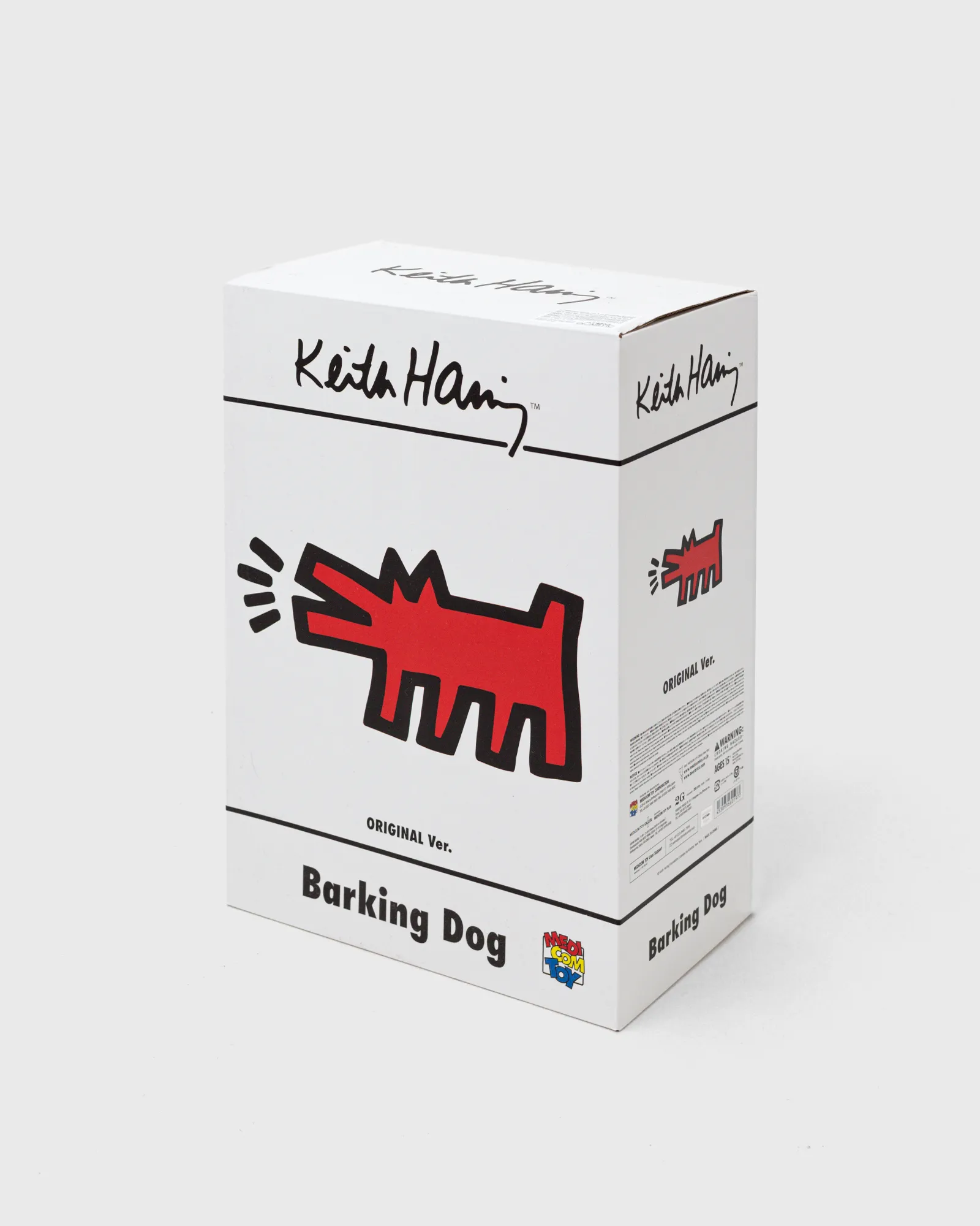 MEDICOM KEITH HARING BARKING DOG STATUE ORIGINAL