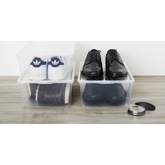 Plast team Boîte à chaussures BASIC BOX, grand modèle